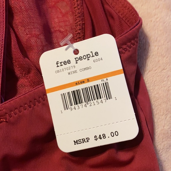 Free People Red Bralette - Picture 5 of 6